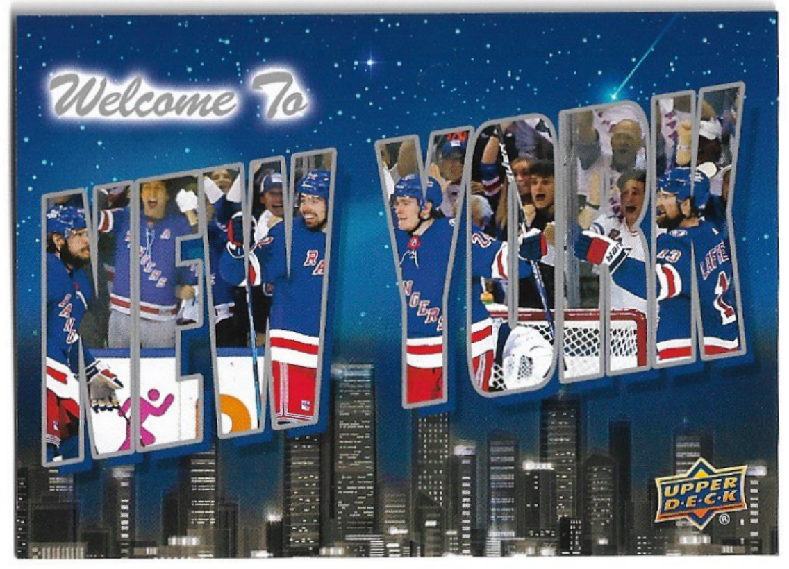Welcome to NEW YORK Rangers 22-23 UD Series 2