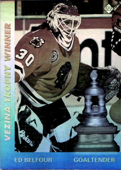 Award Winners Holograms ED BELFOUR 91-92 Upper Deck