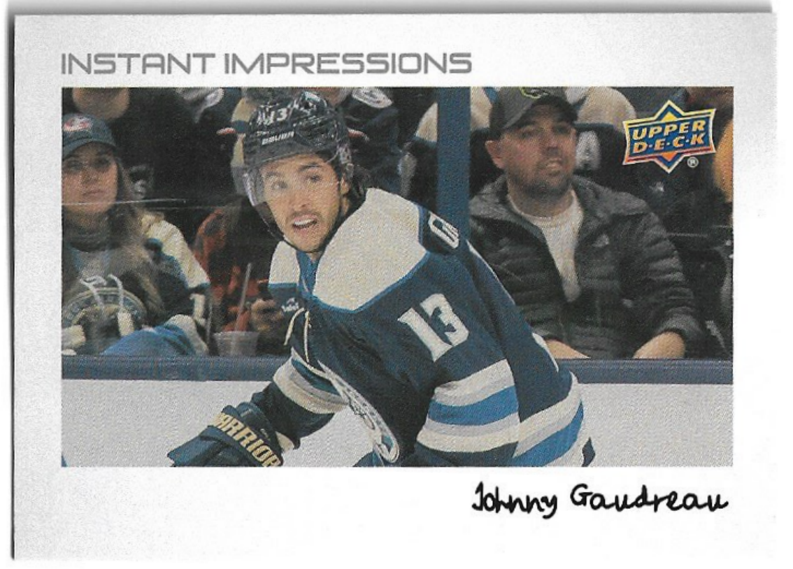 Instant Impressions JOHNNY GAUDREAU 22-23 UD Series 2
