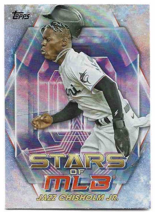 Stars of MLB JAZZ CHISHOLM JR. 2023 Topps Series 1 Baseball