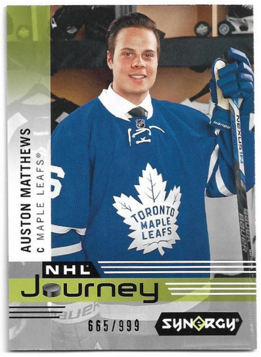 NHL Journey AUSTON MATTHEWS 19-20 UD Synergy /999