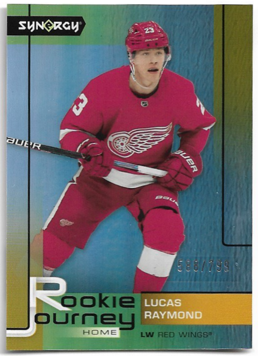 Rookie Journey Home LUCAS RAYMOND 21-22 UD Synergy /799