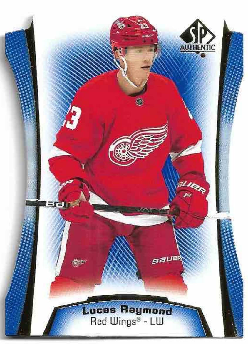 Rookie Blue SP Die-Cut LUCAS RAYMOND 21-22 UD SP Authentic