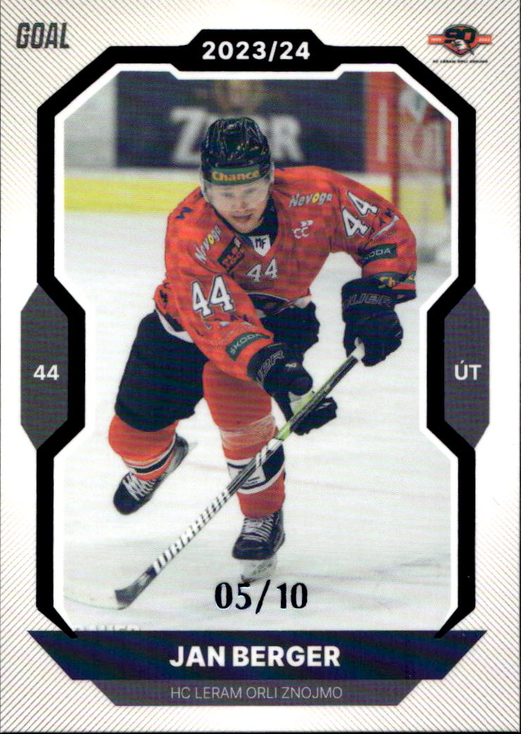 Blue JAN BERGER 23-24 GOAL Cards Chance liga 2.série /10