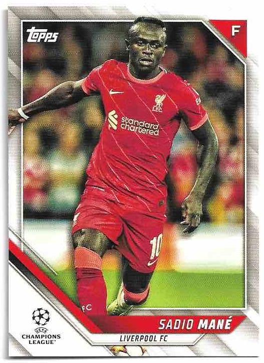 SADIO MANE 21-22 Topps UEFA Champions League