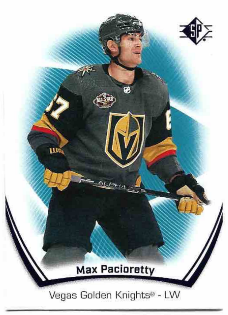 Blue MAX PACIORETTY 21-22 UD SP Hockey