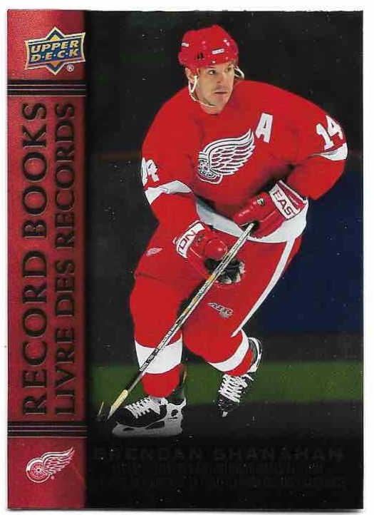 Record Books BRENDAN SHANAHAN 2023 UD Tim Hortons Legends