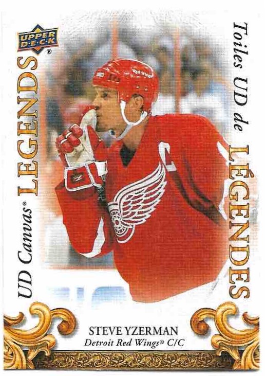 UD Canvas Legends STEVE YZERMAN 2023 UD Tim Hortons Legends