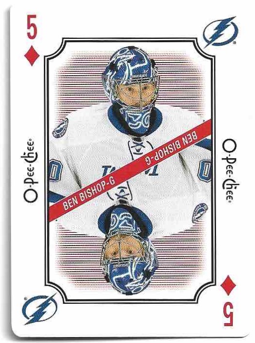 Playing Cards BEN BISHOP 16-17 UD O-Pee-Chee