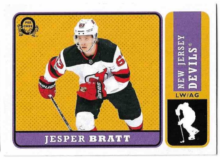 Retro JESPER BRATT 18-19 UD O-Pee-Chee OPC
