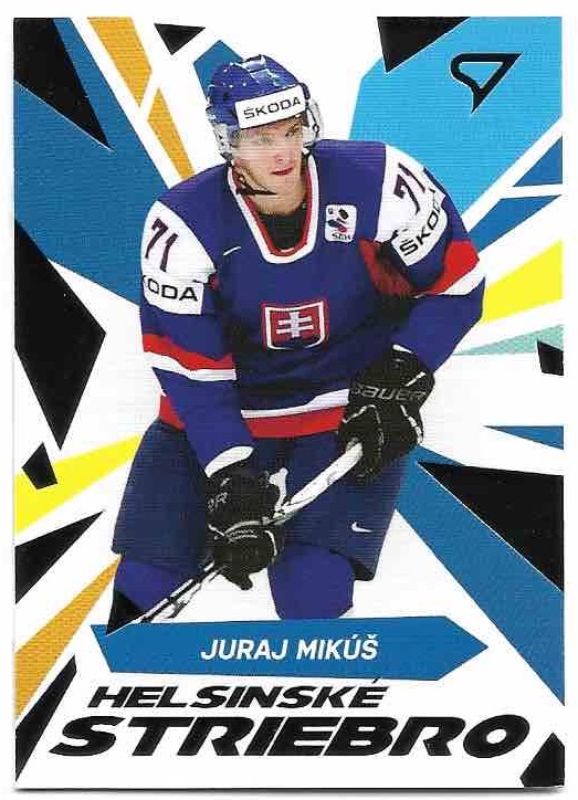 Helsinské Striebro JURAJ MIKÚŠ 2023 SportZoo Hokejové Slovensko