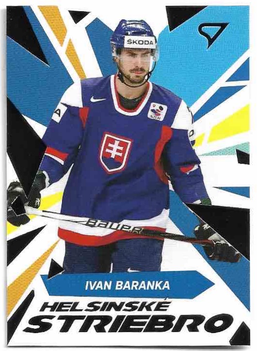Helsinské Striebro IVAN BARANKA 2023 SportZoo Hokejové Slovensko
