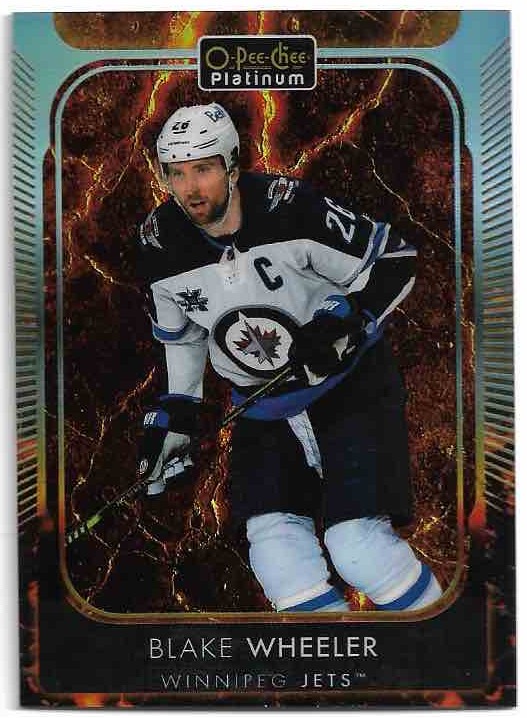 Hot Magma BLAKE WHEELER 21-22 UD O-Pee-Chee OPC Platinum /499