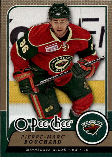 PIERRE-MARC BOUCHARD 08-09 UD O-Pee-Chee OPC (špatné spodní růžky)
