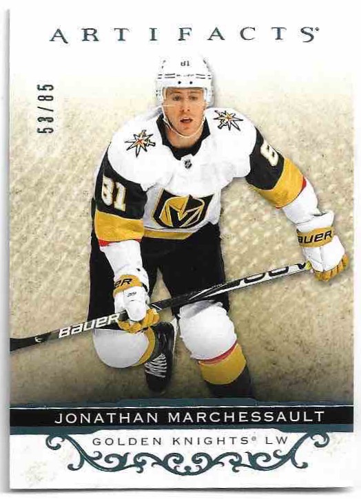 Light Blue Steel JONATHAN MARCHESSAULT 21-22 UD Artifacts /85