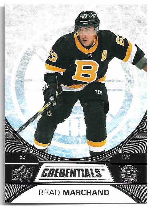 BRAD MARCHAND 21-22 UD Credentials