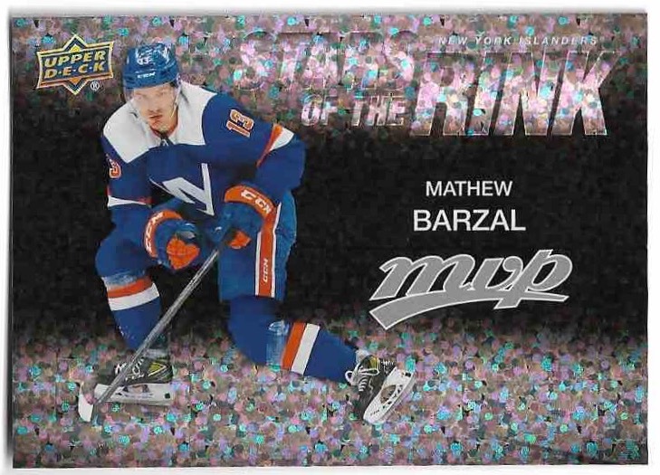 Stars of the Rink MATHEW BARZAL 23-24 UD MVP