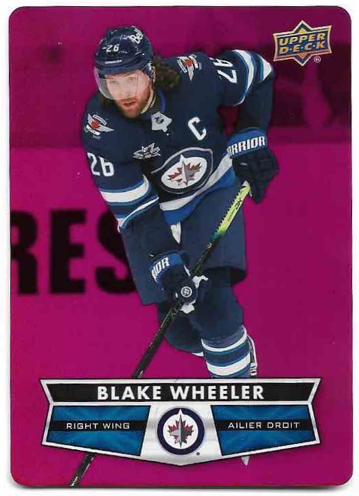 Red Die-Cut BLAKE WHEELER 22-23 UD Tim Hortons Collector's Series