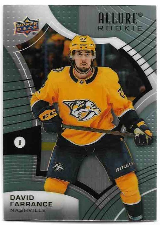 Rookie Steel DAVID FARRANCE 21-22 UD Allure