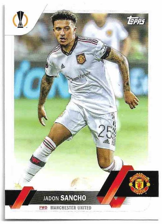 JADON SANCHO 22-23 Topps UEFA Club Competitions