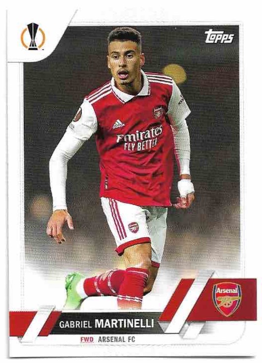 GABRIEL MARTINELLI 22-23 Topps UEFA Club Competitions