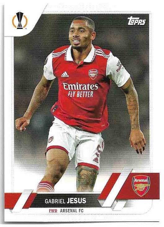 GABRIEL JESUS 22-23 Topps UEFA Club Competitions