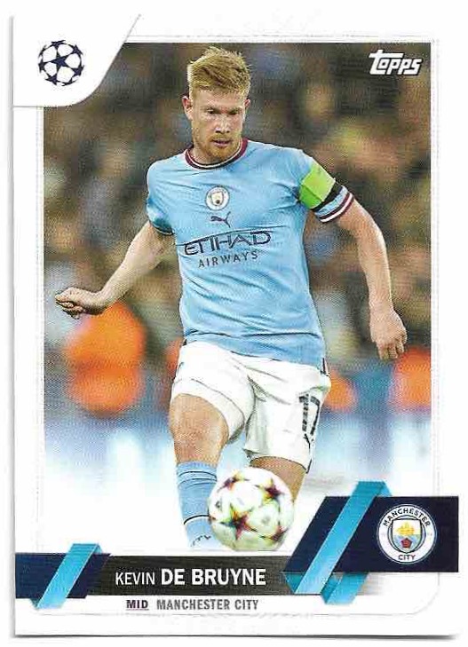 KEVIN DE BRUYNE 22-23 Topps UEFA Club Competitions