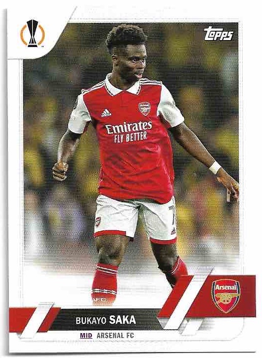 BUKAYO SAKA 22-23 Topps UEFA Club Competitions