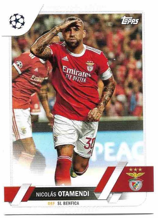 NICOLAS OTAMENDI 22-23 Topps UEFA Club Competitions