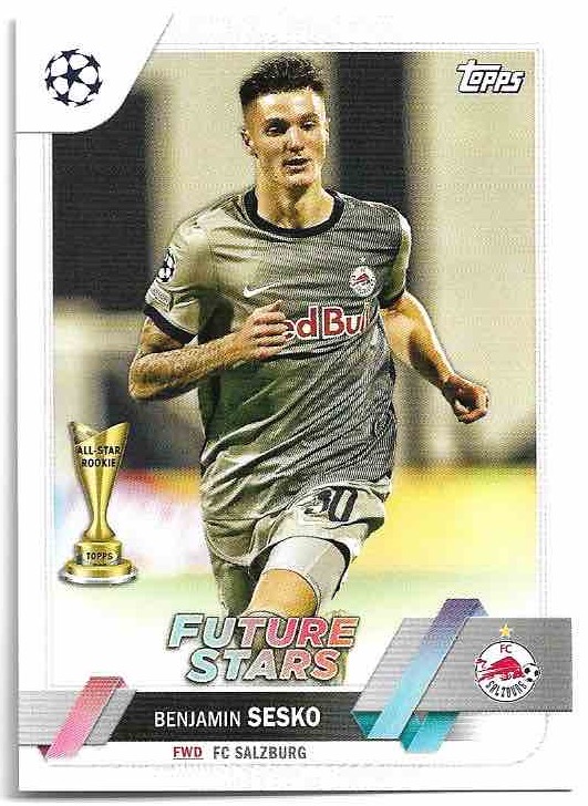 Future Stars BENJAMIN SESKO 22-23 Topps UEFA Club Competitions