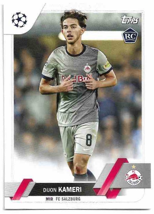 Rookie DIJON KAMERI 22-23 Topps UEFA Club Competitions