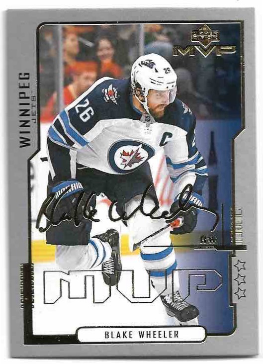 20th Anniversary Third Star BLAKE WHEELER 20-21 UD MVP