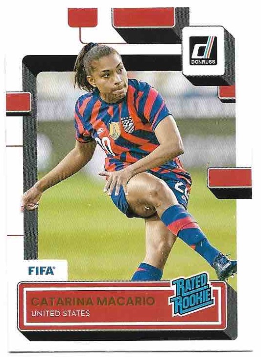 Rated Rookie CATARINA MACARIO 22-23 Panini Donruss Soccer