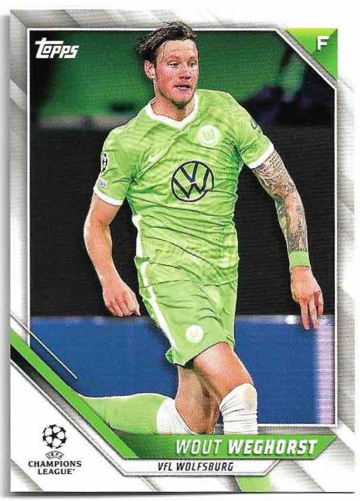 WOUT WEGHORST 21-22 Topps UEFA Champions League