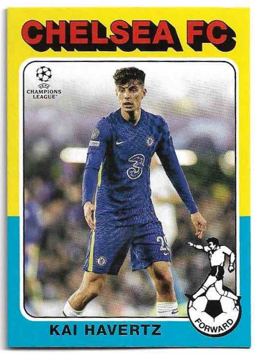 1975-76 Topps Footballers KAI HAVERTZ 21-22 Topps UEFA Champions League