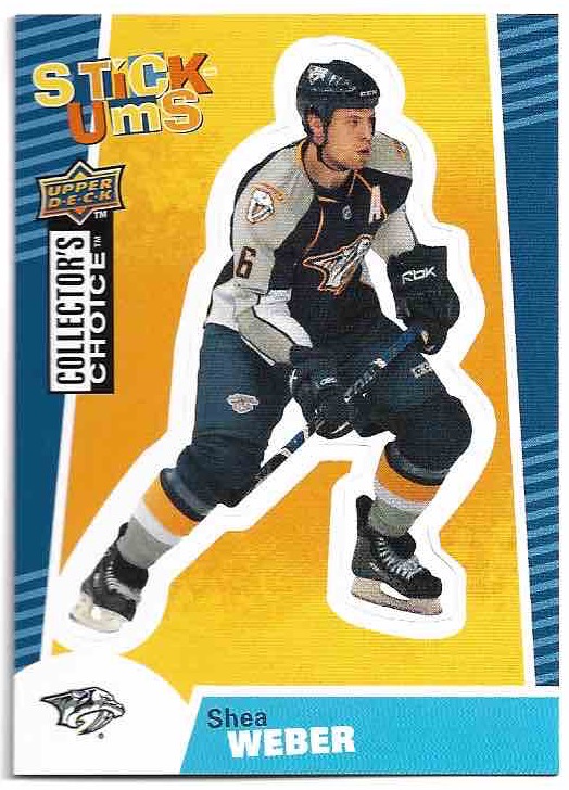 Stick-Ums SHEA WEBER 09-10 UD Collector's Choice