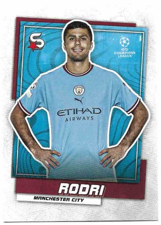 RODRI 22-23 Topps UEFA Superstars