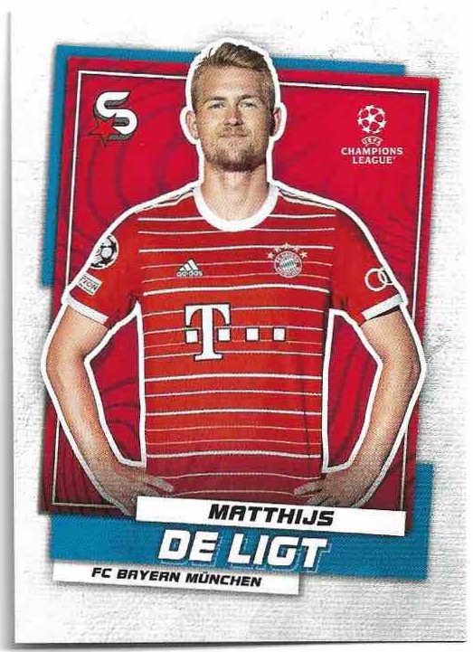 MATTHIJS DE LIGT 22-23 Topps UEFA Superstars