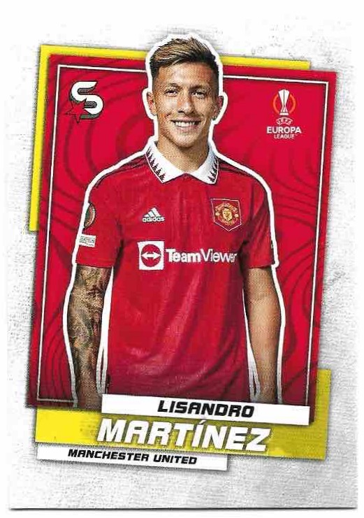 LISANDRO MARTINEZ 22-23 Topps UEFA Superstars