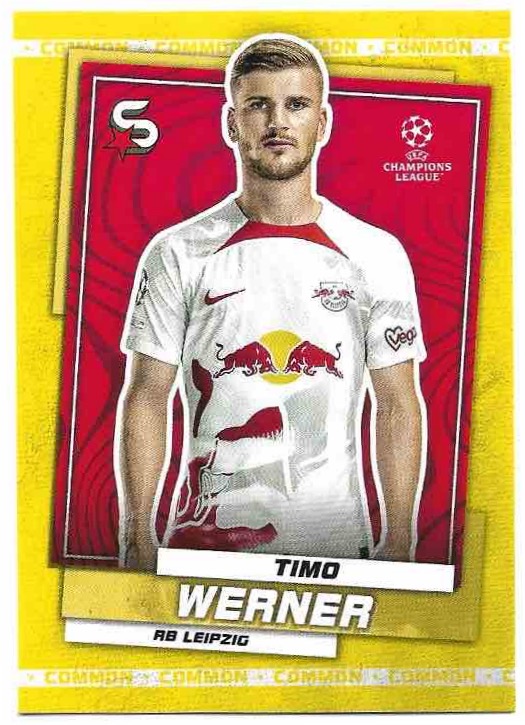 Common Yellow TIMO WERNER 22-23 Topps UEFA Superstars