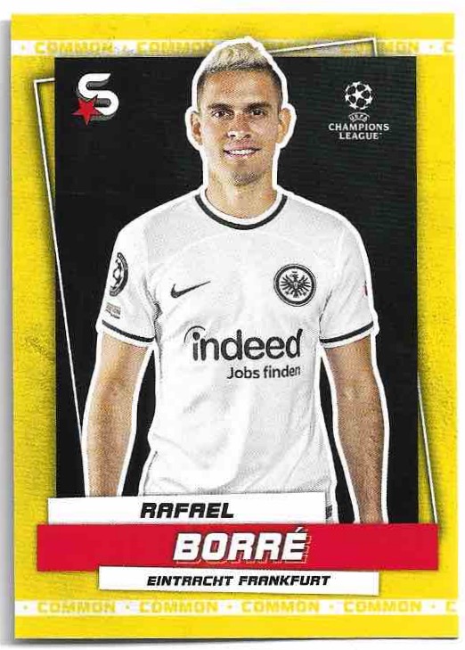 Common Yellow RAFAEL BORRE 22-23 Topps UEFA Superstars