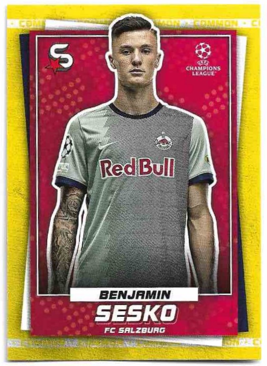 Common Yellow BENJAMIN SESKO 22-23 Topps UEFA Superstars