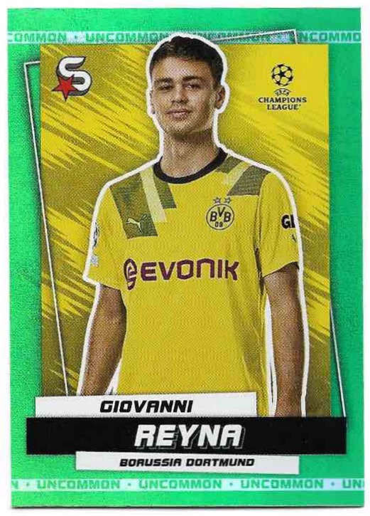 Uncommon Green GIOVANNI REYNA 22-23 Topps UEFA Superstars