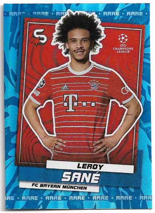Rare LEROY SANE 22-23 Topps UEFA Superstars