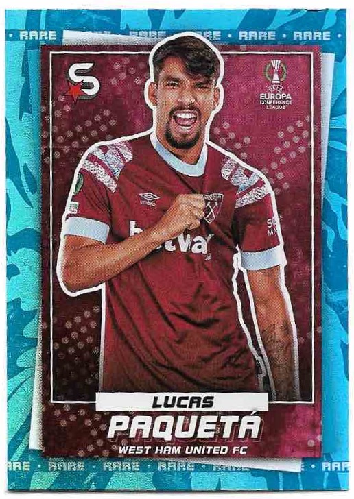 Rare LUCAS PAQUETA 22-23 Topps UEFA Superstars