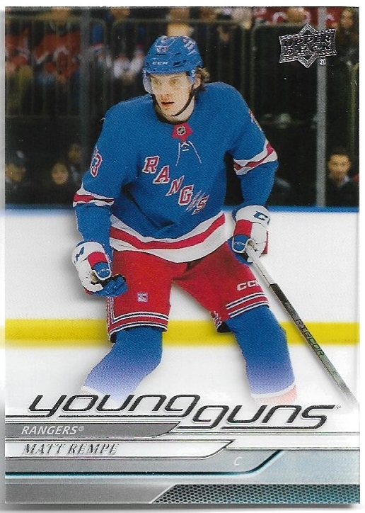 Rookie Clear Cut Young Guns MATT REMPE 24-25 UD Series 1