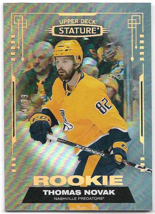 Rookie Photo Variation THOMAS NOVAK 21-22 UD Stature /99