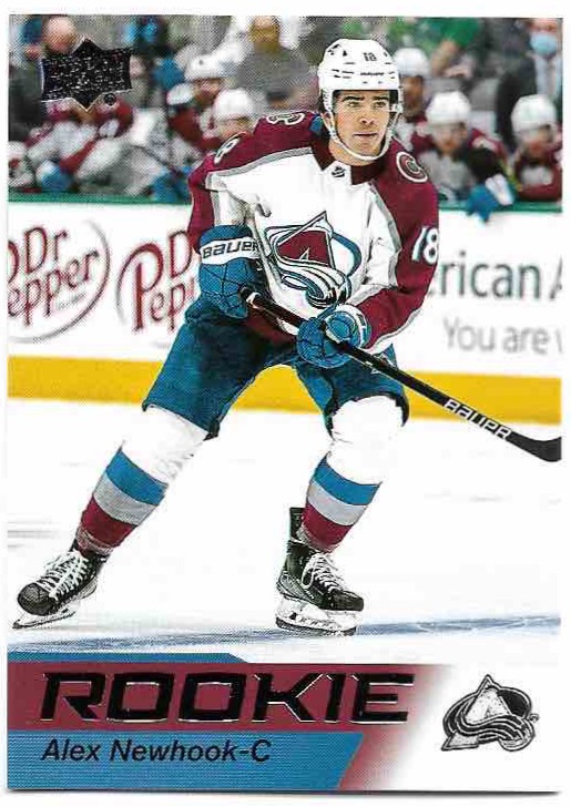 Rookie ALEX NEWHOOK 21-22 UD Star Rookies Box Set