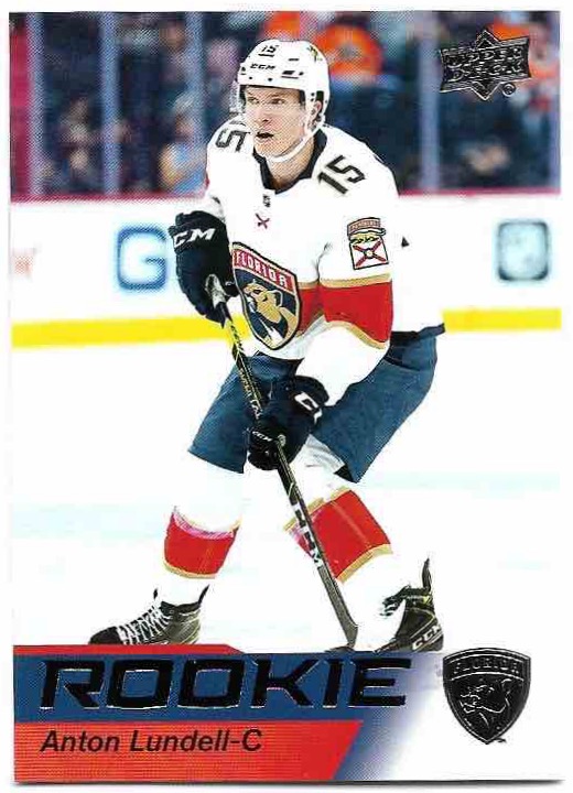Rookie ANTON LUNDELL 21-22 UD Star Rookies Box Set