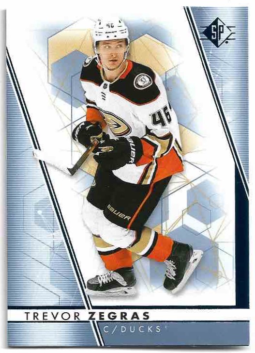 Blue TREVOR ZEGRAS 22-23 UD SP Hockey